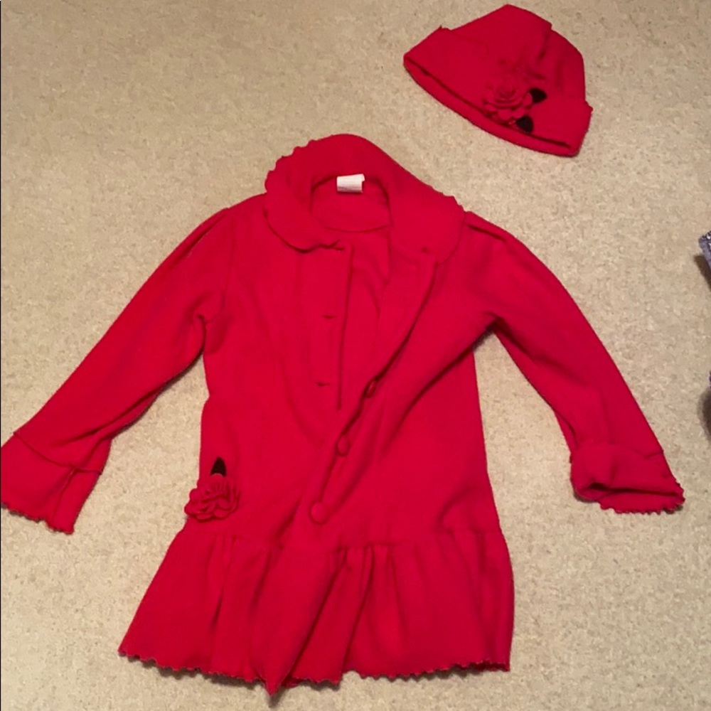 Girls Pink Jacket with Hat